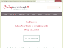 Tablet Screenshot of cathytaughinbaugh.com